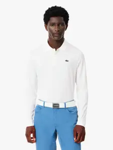 Lacoste Men Solid Polo Collar T-Shirt
