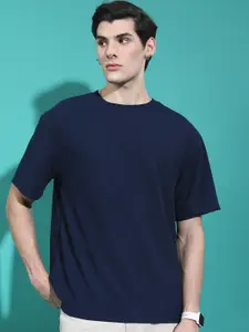 Highlander Drop shoulder Oversized Popcorn Structure T-shirt