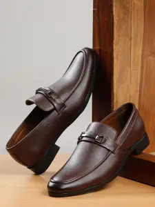 Kosher Men Round Toe Formal Slip-On Shoes