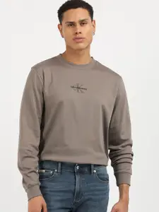 Calvin Klein Jeans Men Brand Logo Printed Sweatshirt