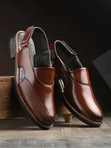 Rising Wolf Men Ethnic Shoe-Style Sandals