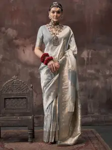 Saree mall Leheriya Zari Banarasi Sarees