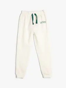 Koton Boys Pure Cotton Mid Rise Joggers