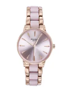 Sonata Women Dial & Bracelet Style Straps Analogue Watch SP80076KD03WF
