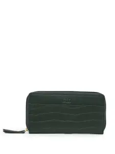 Globus Women Textured PU Zip Around Wallet