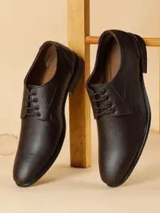 Kosher Men Round Toe Formal Derbys