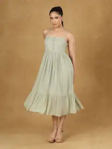 PowerSutra Fit & Flare Midi Dress