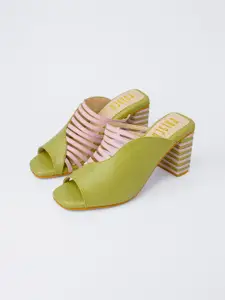 House of Prisca Block Heeled Sandals