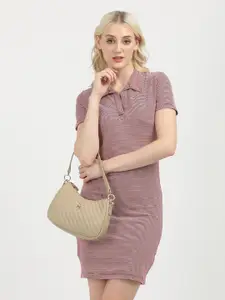 Tommy Hilfiger Striped Bodycon Polo Dress