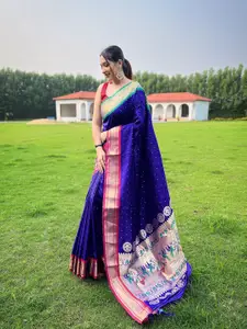 SGF11 Woven Design Zari Paithani Saree