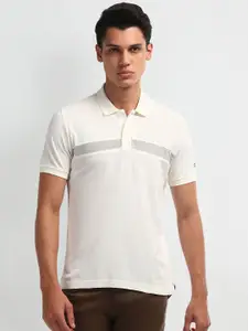 Arrow Sport Men Solid Polo Collar Cotton T-Shirt