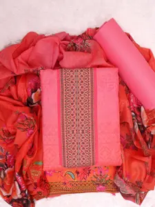 ASISA Aaliya 203 Floral Printed Cotton Silk Unstitched Dress Material