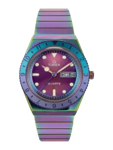 Timex Women Embellished Dial & Stainless Steel Bracelet Style Straps Analogue Watch TW2W41100UJ