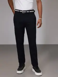 Banana Club Men Relaxed Mid Rise Trousers