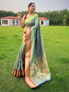 SGF11 Woven Design Zari Saree