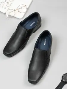 Kosher Men Square Toe Formal Slip-Ons