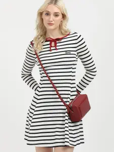 Tommy Hilfiger Striped A-Line Mini Dress