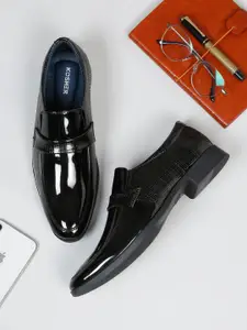 Kosher Men Round Toe Formal Slip-On Shoes