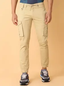 V-Mart Men Solid Cargos Trousers