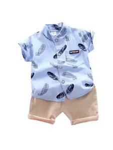 StyleCast x Revolte Boys Printed Shirt With Shorts