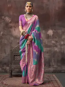 Saree mall Ethnic Zari Silk Blend Banarasi Sarees