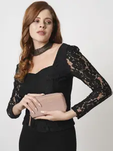 Globus Women Textured PU Zip Around Wallet