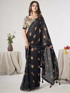 Saree mall Gotta Patti Poly Georgette Sarees