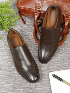 Kosher Men Round Toe Formal Slip-On Shoes