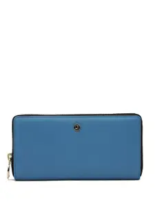 Da Milano Women Leather Zip Around Wallet