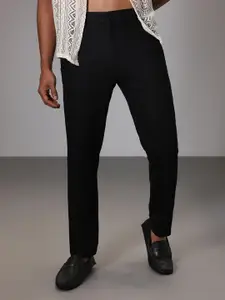 Banana Club Men Relaxed Mid Rise Trousers