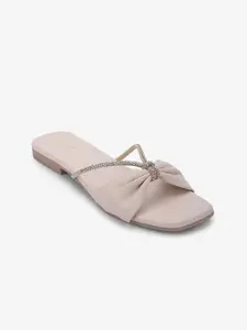 Gibelle Women Open Toe Flats with Bows