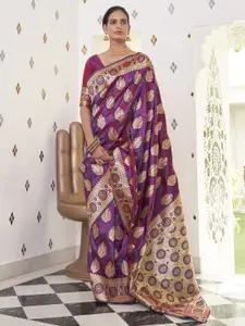 Mitera Woven Design Zari Satin Banarasi Saree