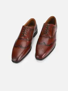Louis Philippe Men Leather Formal Brogues