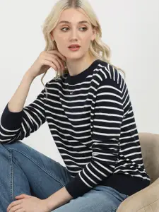 Tommy Hilfiger Women Striped Printed Pullover