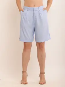 NoBarr Women Mid-Rise Knee Length Shorts