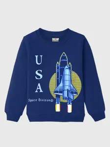 KUCHIPOO Boys Printed Sweatshirt