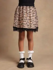 One Friday Girls Printed A-Line Skirts