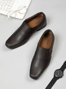 Kosher Men Square Toe Formal Slip-Ons