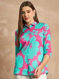 all about you Women Classic Opaque Striped Casual Shirt