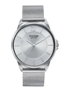 Sonata Men Brass Embellished Dial & Bracelet Style Straps Analogue Watch SP70042SM01