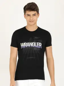 Wrangler Men Typography Printed Cotton T-shirt