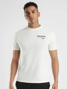 Reebok Lifestyle Workout Ready Printed Pure Cotton Slim Fit T-Shirt