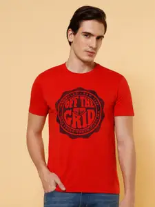 Wrangler Typography Printed Cotton T-shirt