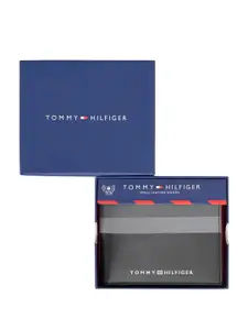 Tommy Hilfiger Men Colourblocked Leather Two Fold Wallet
