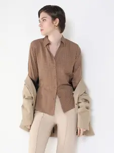 SHOWOFF Women Regular Fit Polka Dots Casual Shirt