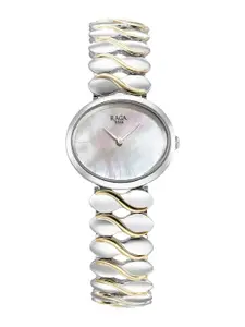Titan Women Mother of Pearl Dial & Bracelet Style Straps Analogue Watch 95219VM01