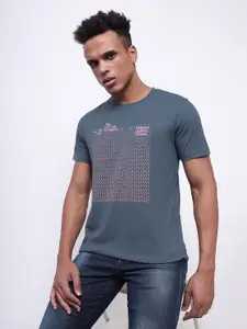 Lee Typography Printed Slim Fit Cotton T-shirt