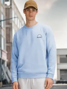 The Roadster Lifestyle Co Printed Cotton Sweatshirts