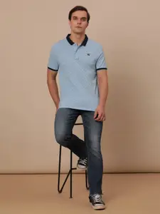 Wrangler Printed Polo Collar Cotton T-shirt