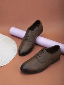 Provogue Men Round Toe Formal Oxfords